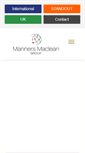 Mobile Screenshot of mannersmaclean.com